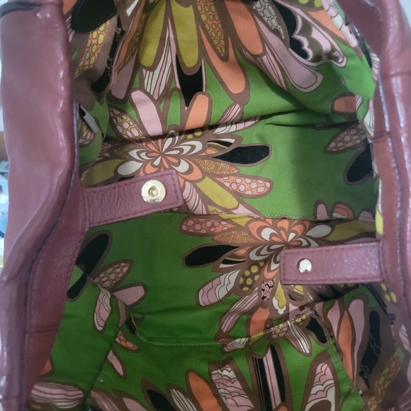 Kate Spade vintage brown leather and patent leather bag - Picture 10 of 11